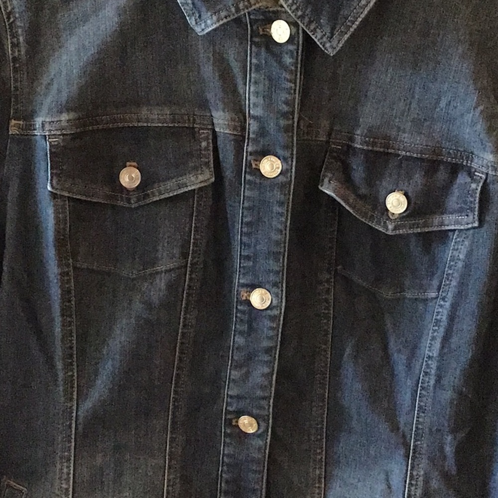 Chico’s Denim Jacket size 3 - Picture 4 of 7